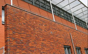 Фасадная плитка из кирпича Vogelensangh Steenfabriek Antigoon 3/5 orange red purple sintered - Фото 41