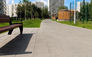 Тротуарная плитка Сити, серый, h=80 мм - Фото 7