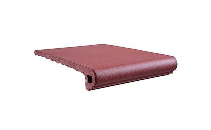 Клинкерная ступень-флорентинер Gres Aragon Cotto Rojo, 330x325x18(53) мм