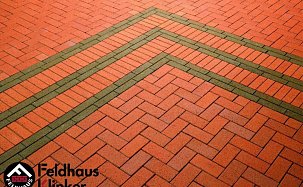 Тротуарная плитка, клинкерная брусчатка Feldhaus Klinker P402KDF - Фото 9