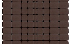 Тротуарная плитка Классико, Коричневый, h=60 мм - Фото 