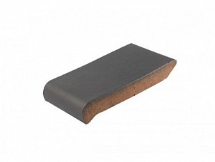 Подоконник ZG Clinker, цвет графит, размер ОК18, 180х110х25.