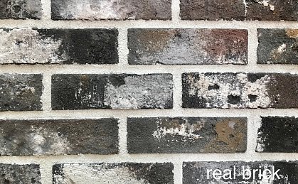 Кирпич Real Brick античная глина графитовый 1 пф