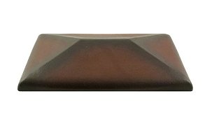 Керамический колпак на забор ZG Clinker, цвет ольха, CP, размер 300х425 - Фото 