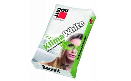 Штукатурная смесь белая облегченная известковая Baumit KlimaWhite
